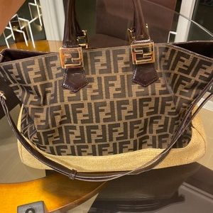 Fendi Zucca Twin Tote